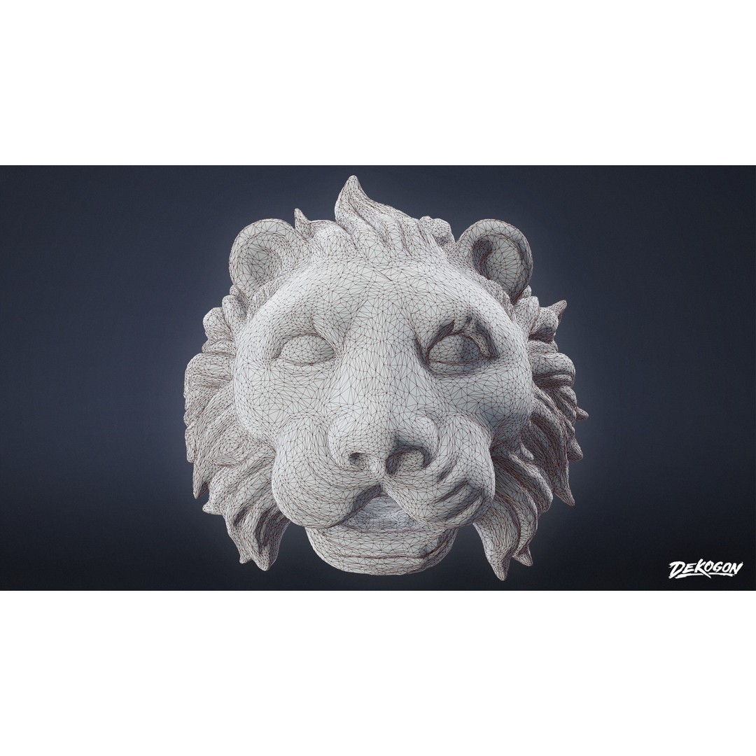 Ancient Ruins 3D Model – Low Poly Artifact with PBR Textures, FBX - View 8
