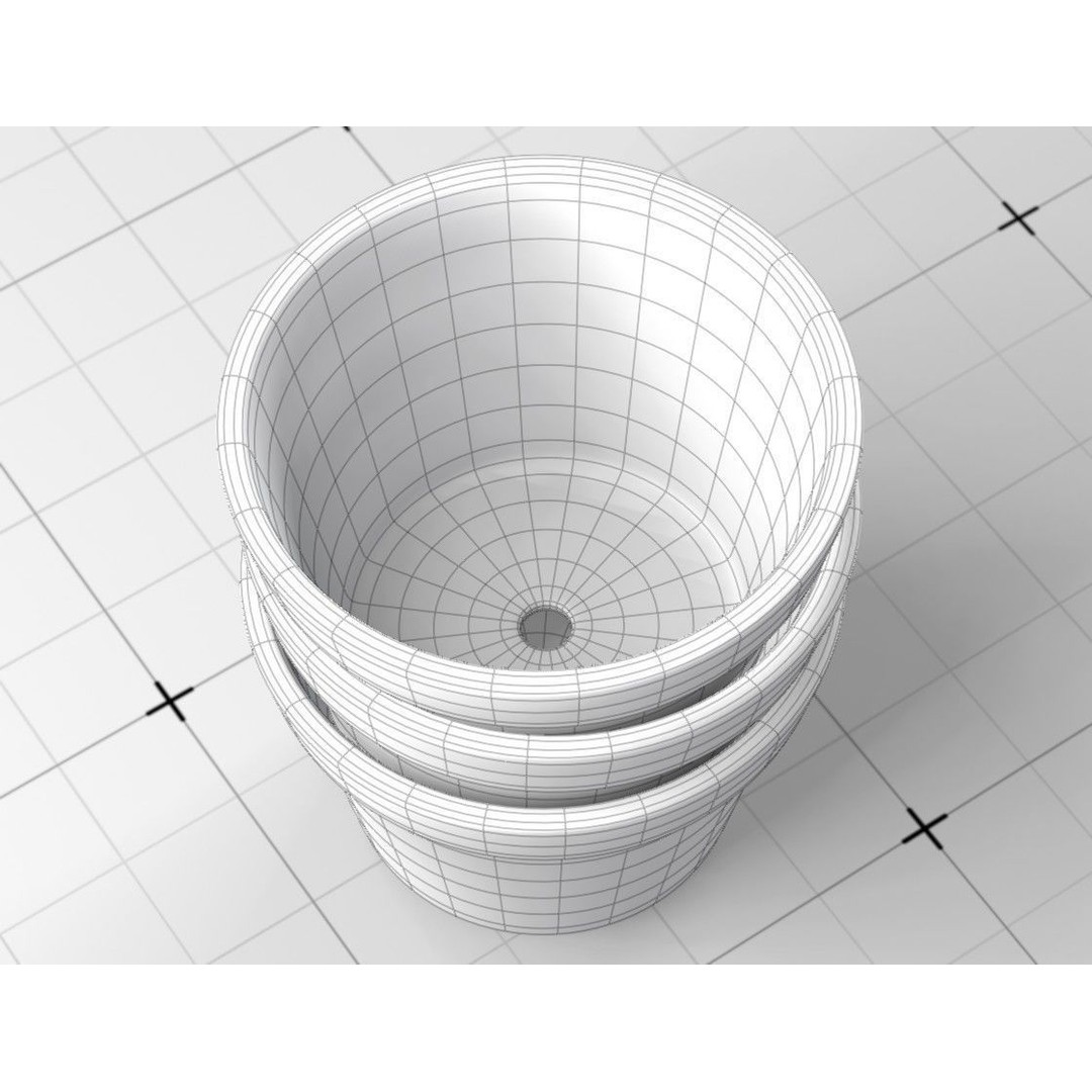 Flower Pot 3D Model – Detailed PBR Decoration for Blender