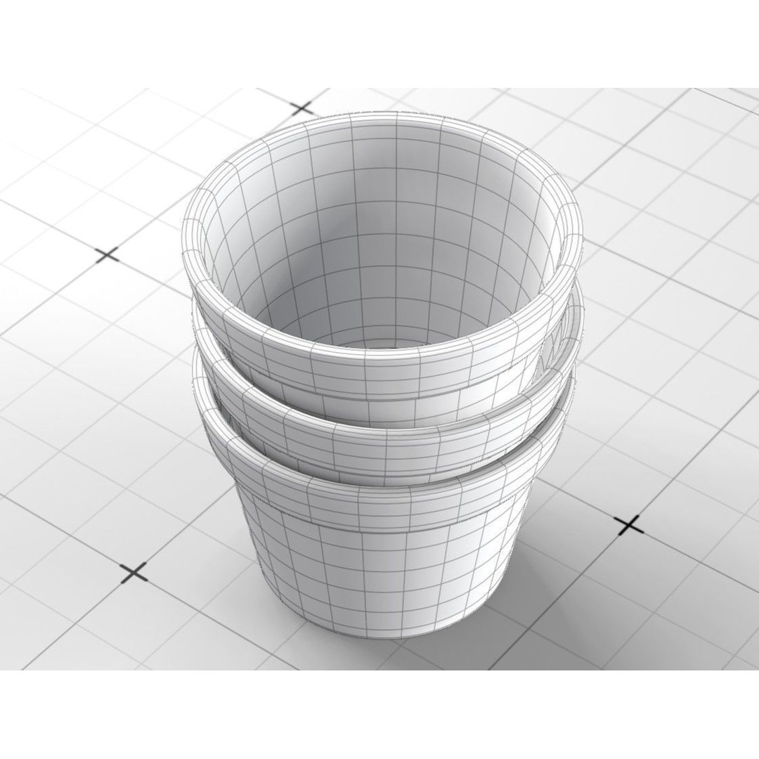 Flower Pot 3D Model – Detailed PBR Decoration for Blender - View 15