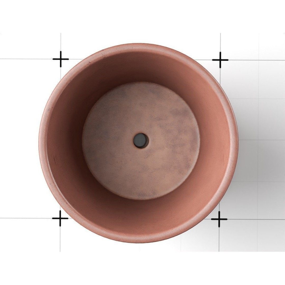 Flower Pot 3D Model – Detailed PBR Decoration for Blender - View 4