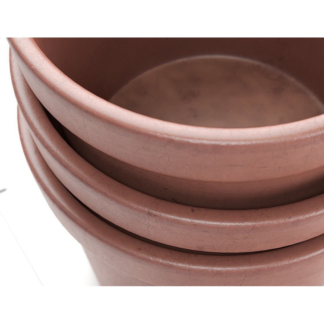 Flower Pot 3D Model – Detailed PBR Decoration for Blender - View 6