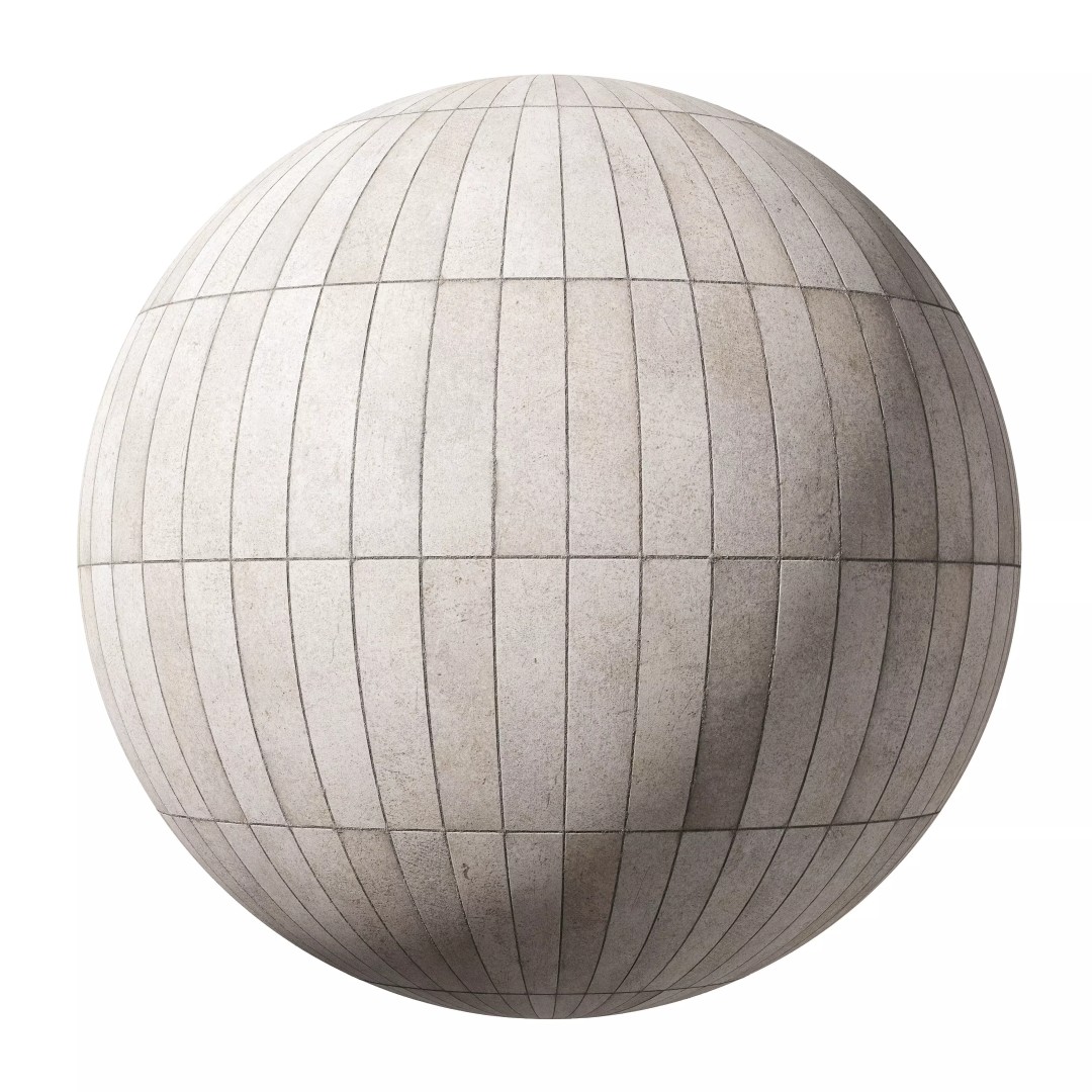 Tile Material 3D Model – Seamless PBR Texture, FBX & Corona Compatible - View 3