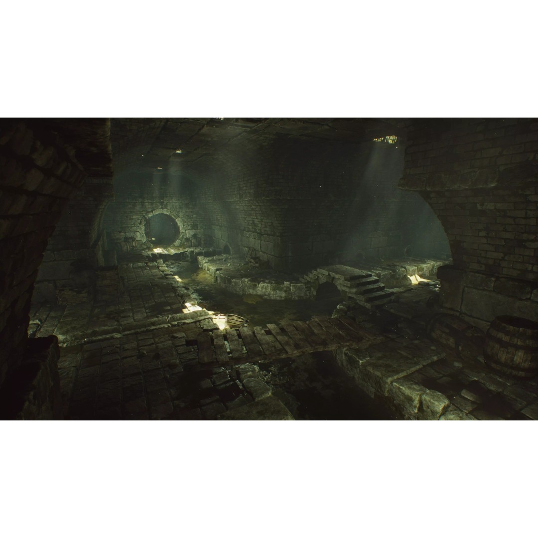 Modular Sewer 3D Model – Low Poly UE5 Asset with Nanite Support - View 6