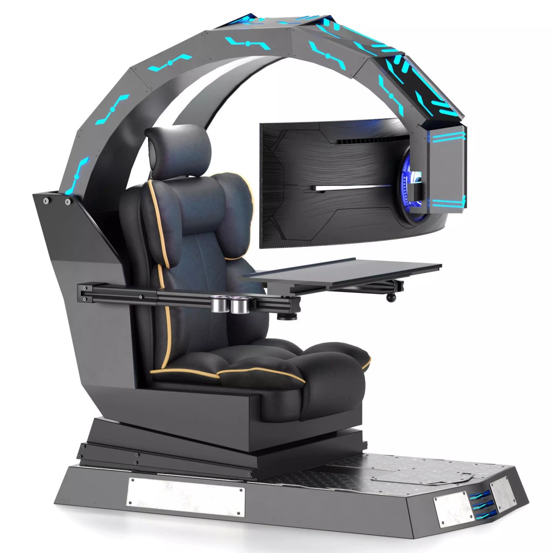 Gaming Seat 3D Model – Modern Chair Design with PBR Textures - View 2