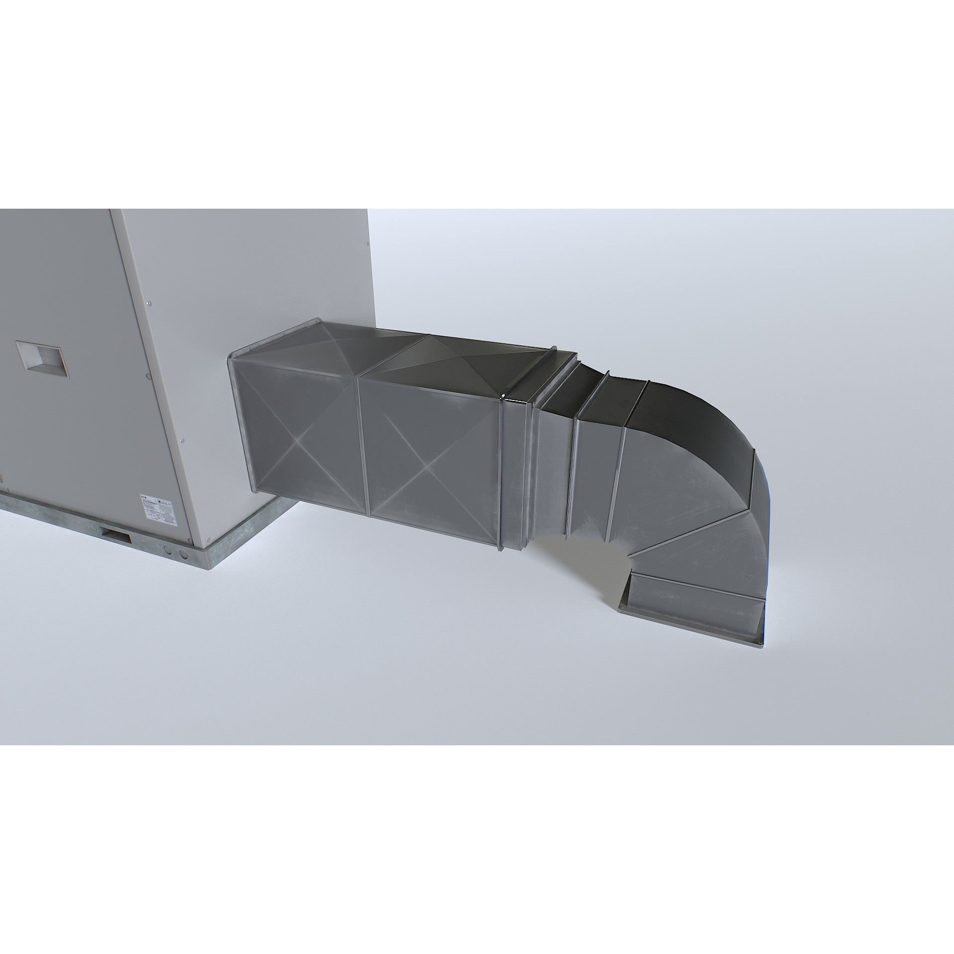 Rooftop AC Unit - Low-Poly Game-Ready 3D Model - View 16