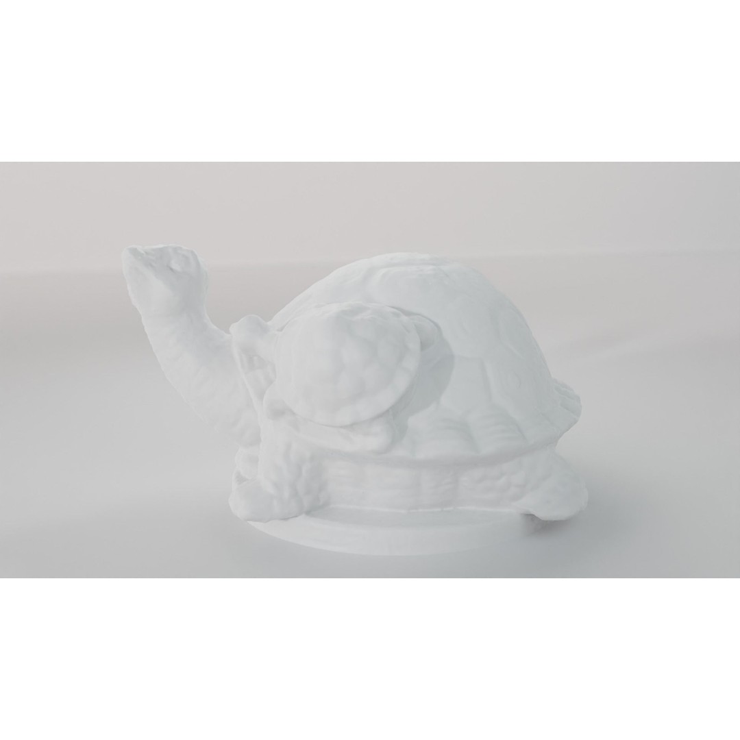 Turtle Sculpture 3D Model – Low Poly Photoscanned Asset for Decoration - View 11