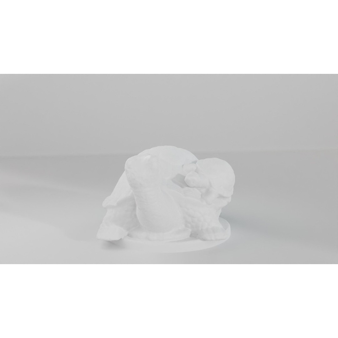 Turtle Sculpture 3D Model – Low Poly Photoscanned Asset for Decoration - View 8