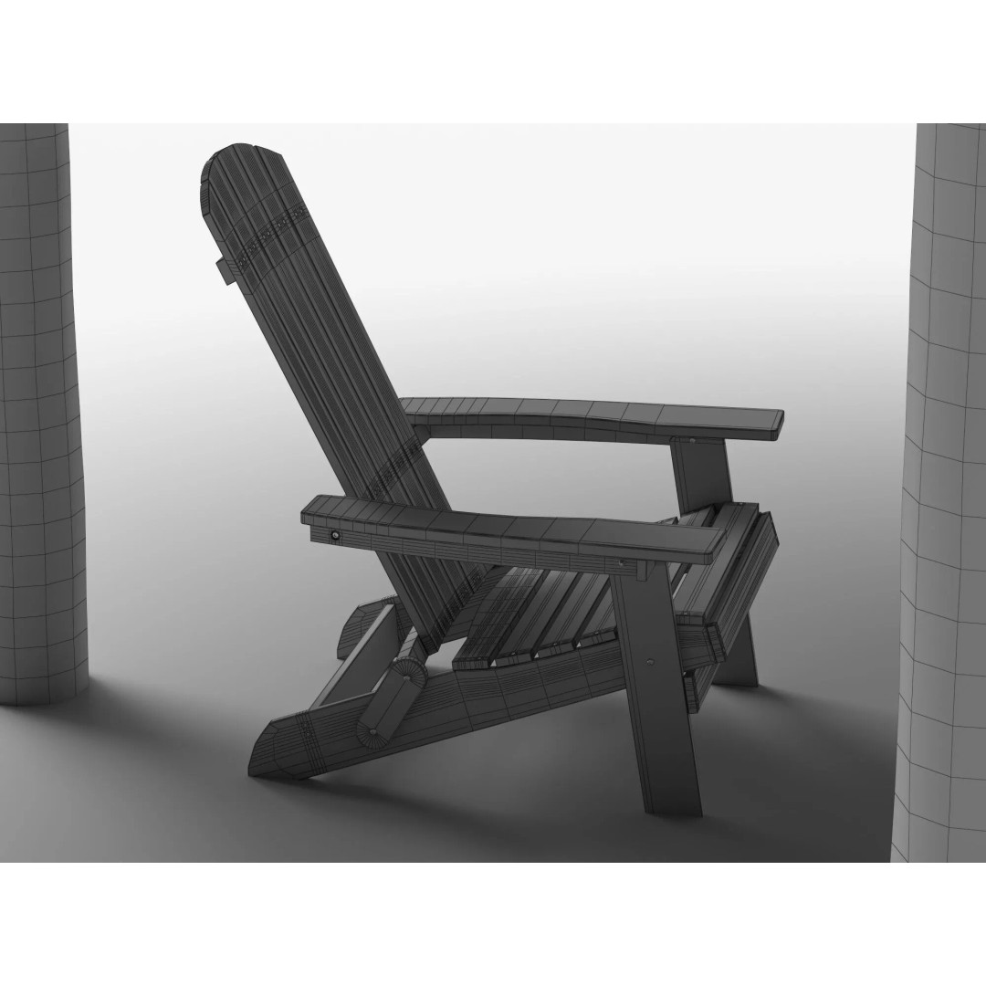 Thatch Umbrellas 3D Model – Low Poly Beach Asset Collection, FBX, OBJ - View 28