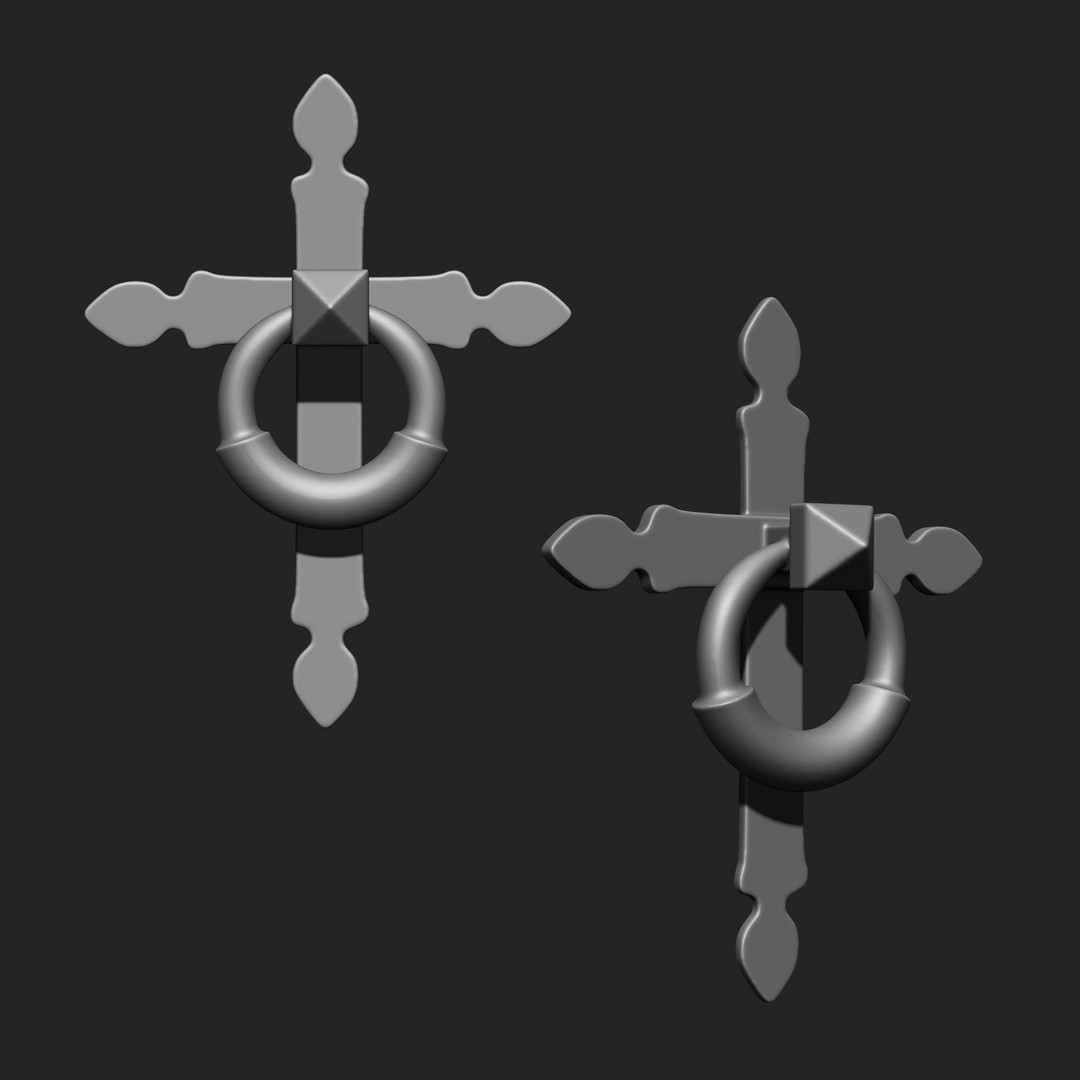 Door Latch 3D Model – Vintage Imm Brush Pack, 66 Brushes