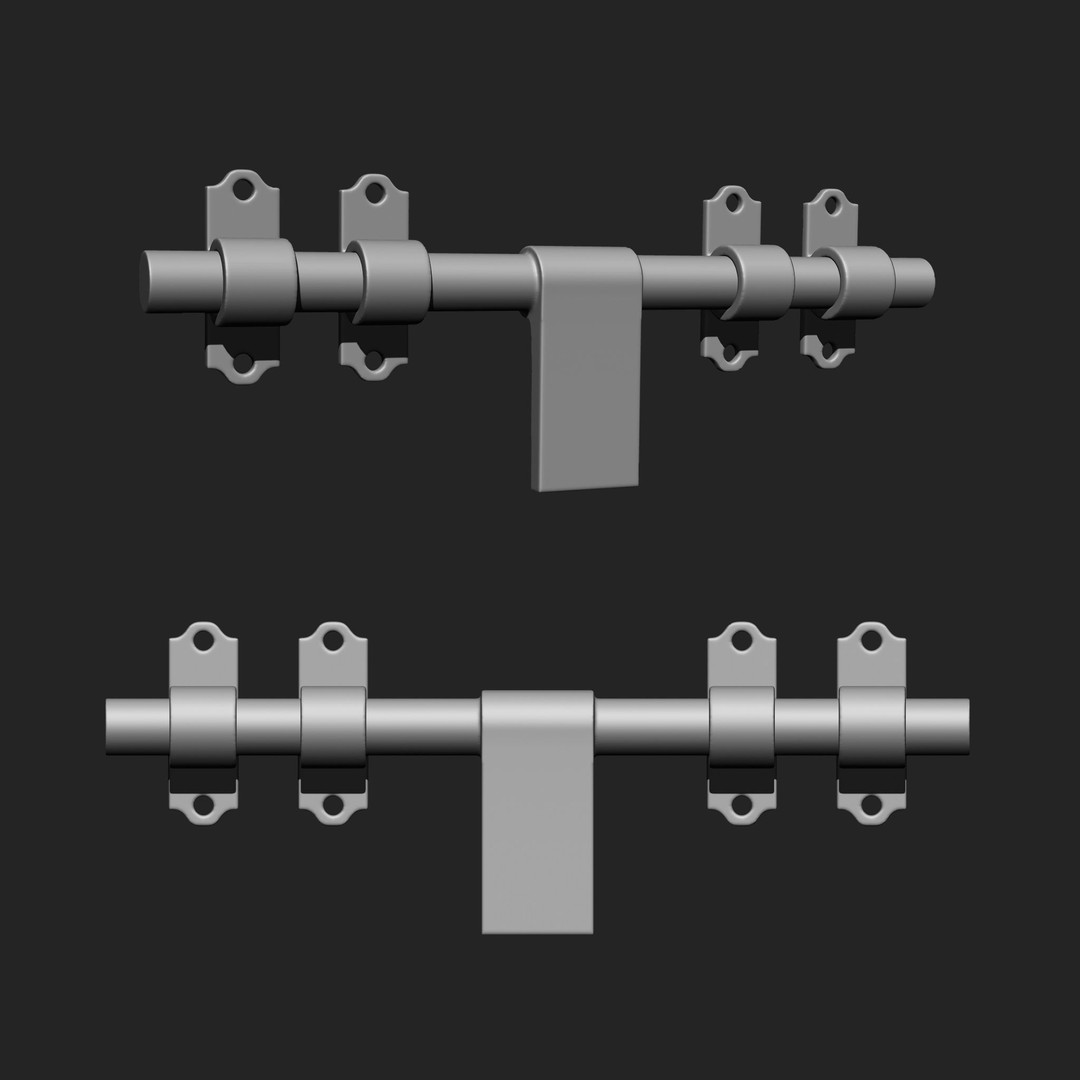 Door Latch 3D Model – Vintage Imm Brush Pack, 66 Brushes - View 17