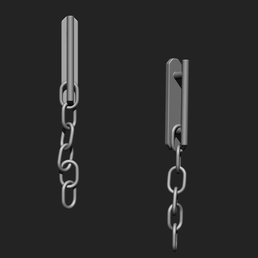 Door Latch 3D Model – Vintage Imm Brush Pack, 66 Brushes - View 19