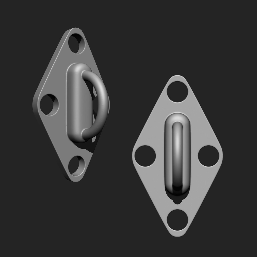 Door Latch 3D Model – Vintage Imm Brush Pack, 66 Brushes - View 22