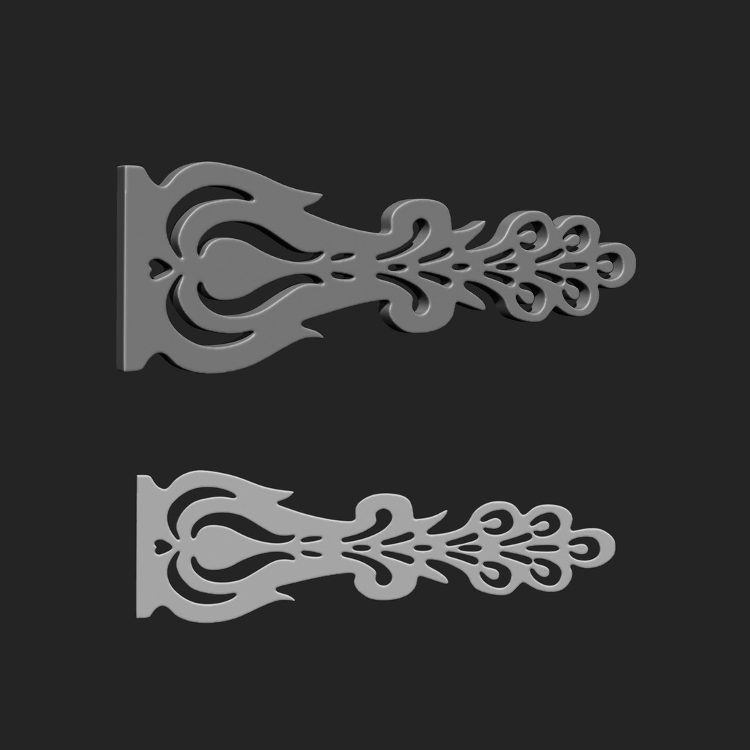 Door Latch 3D Model – Vintage Imm Brush Pack, 66 Brushes - View 24