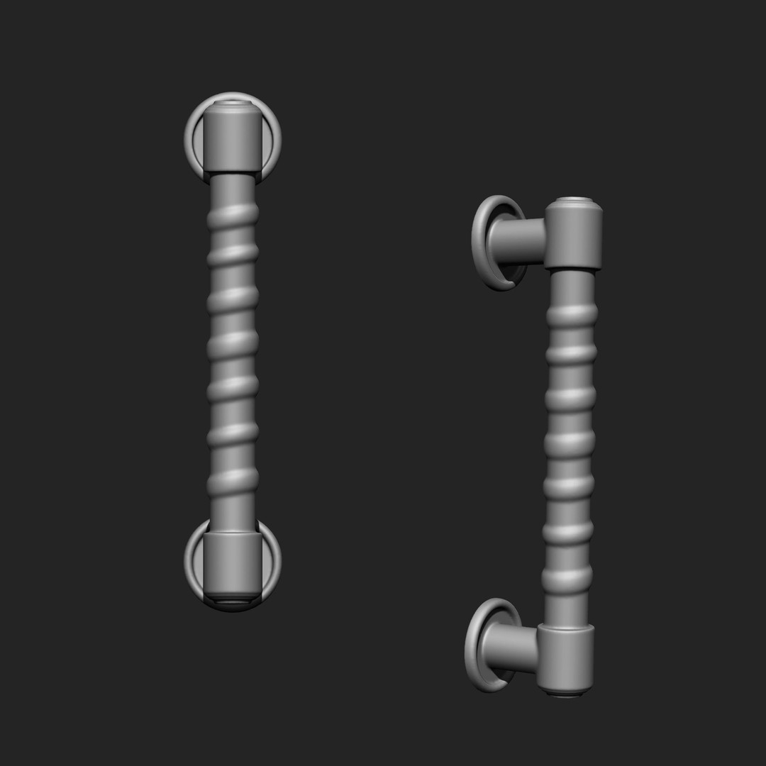 Door Latch 3D Model – Vintage Imm Brush Pack, 66 Brushes - View 36