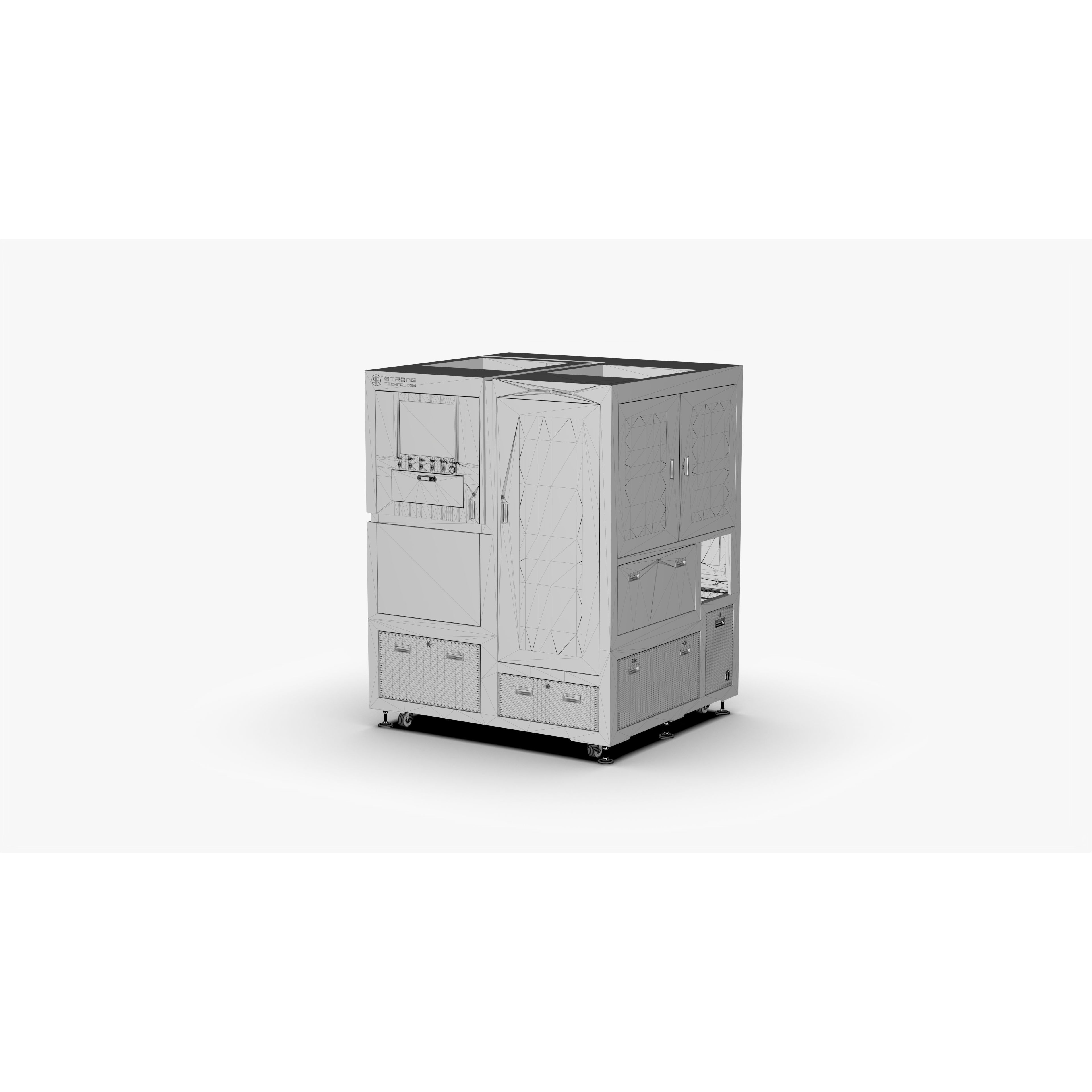 Automatic Labeling Machine - Game-Ready 3D Model