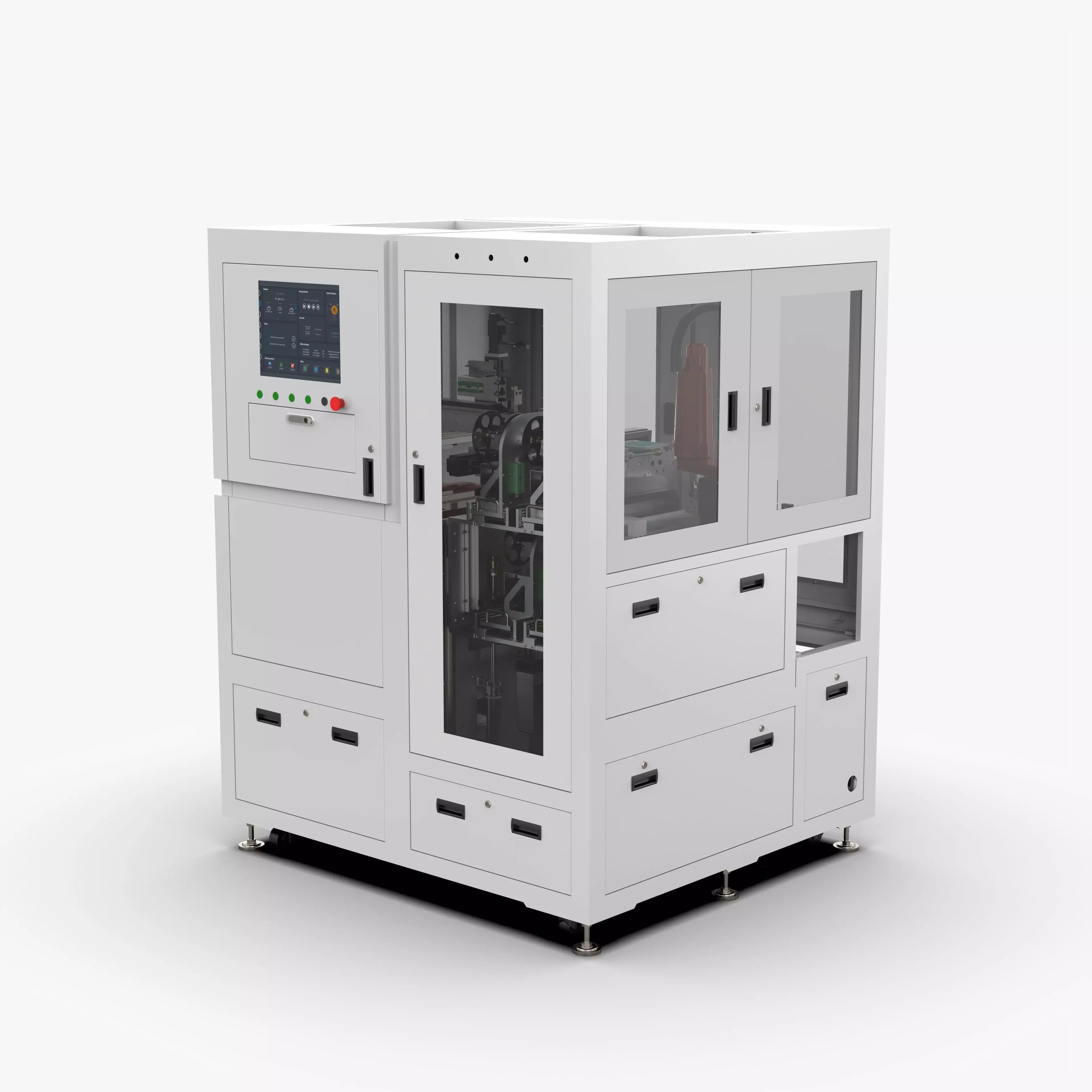 Automatic Labeling Machine - Game-Ready 3D Model - View 2