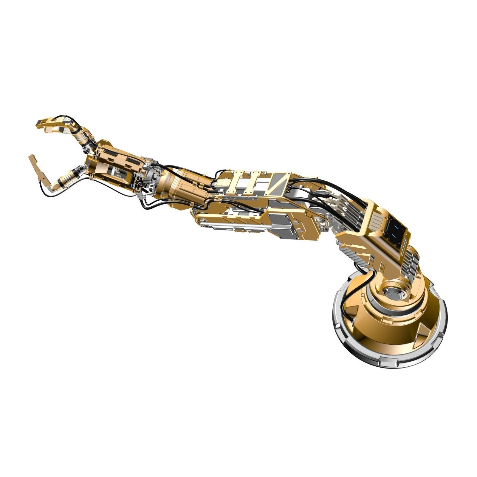 Robotic Arm 2 - Rigged Game-Ready 3D Model