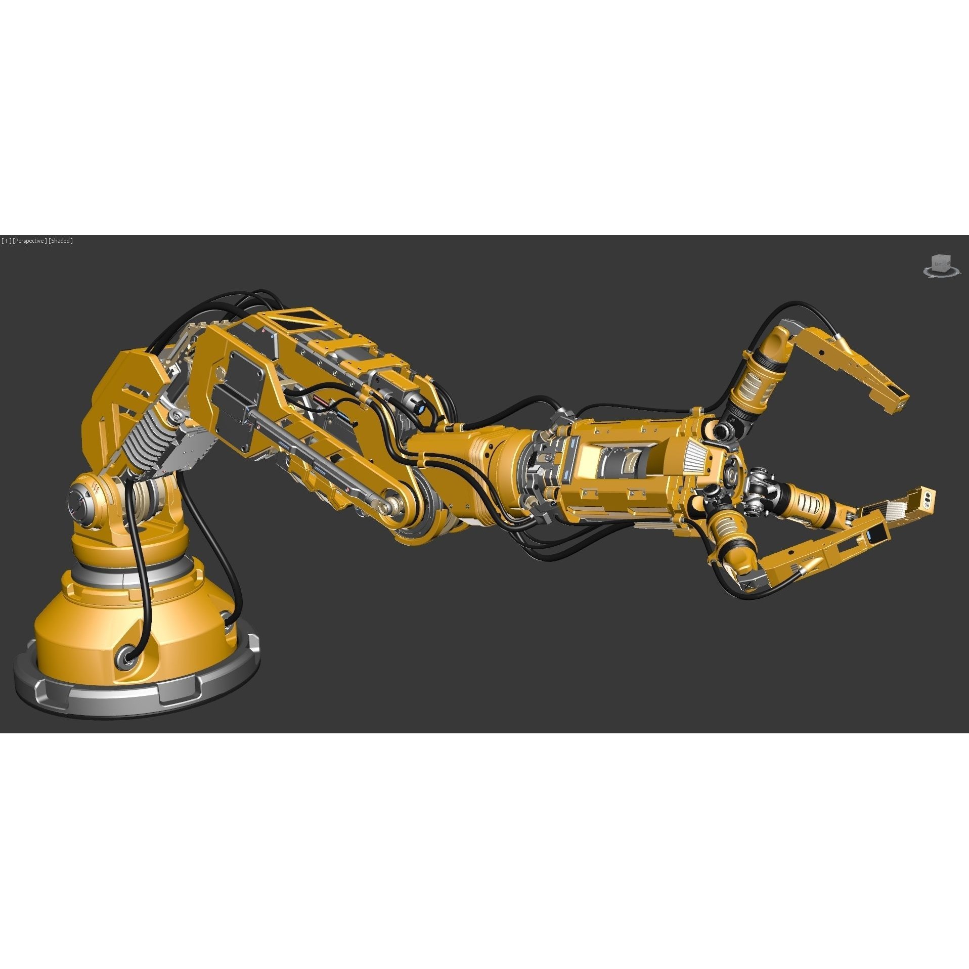 Robotic Arm 2 - Rigged Game-Ready 3D Model - View 13