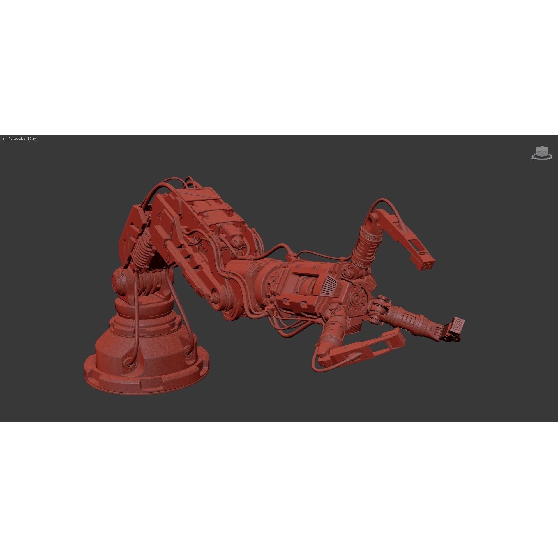 Robotic Arm 2 - Rigged Game-Ready 3D Model - View 15