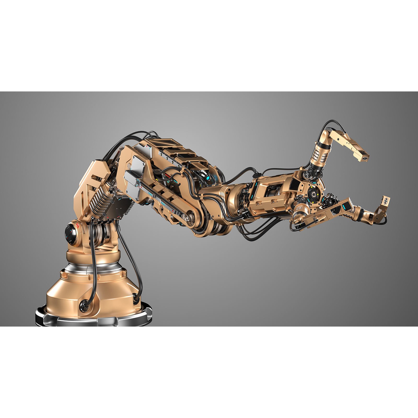 Robotic Arm 2 - Rigged Game-Ready 3D Model - View 23