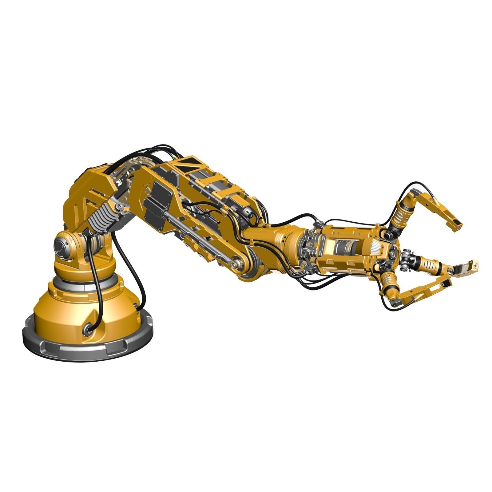 Robotic Arm 2 - Rigged Game-Ready 3D Model - View 24