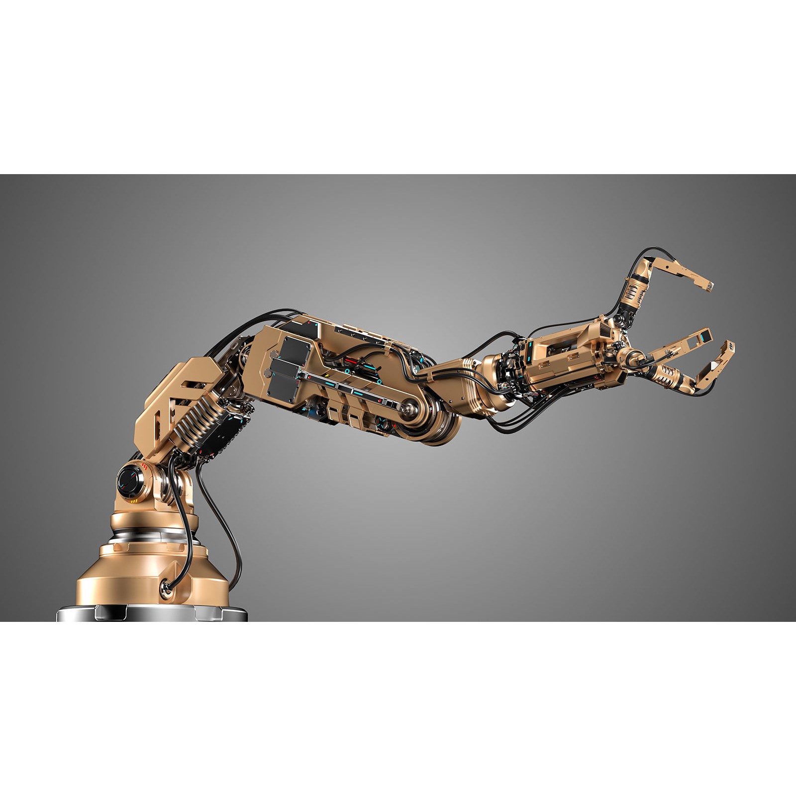 Robotic Arm 2 - Rigged Game-Ready 3D Model - View 6