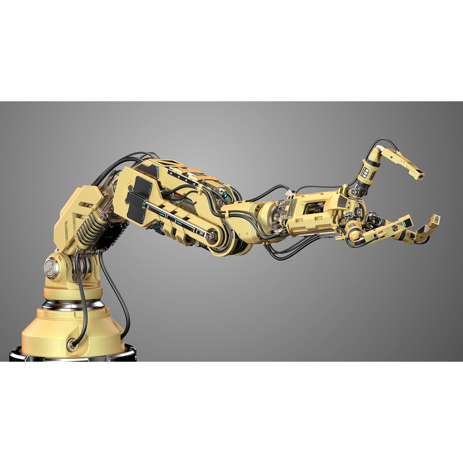 Robotic Arm 2 - Rigged Game-Ready 3D Model - View 7