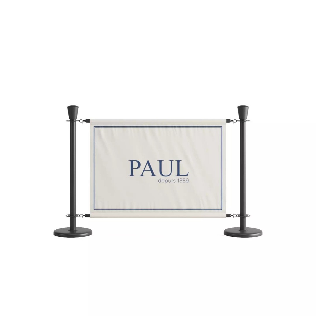 Cafe Barrier Modular Set 3D Model – PBR Outdoor Furniture, FBX - View 10