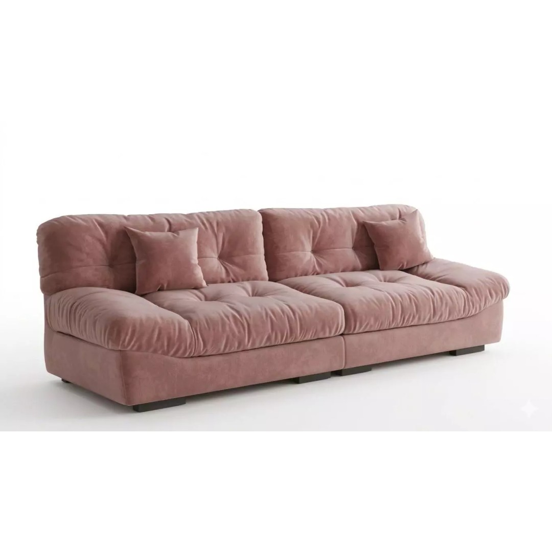 Modern Sofa 3D Model – Realistic Low-Poly Furniture for Archviz - View 2
