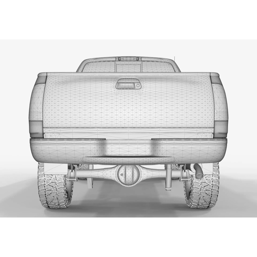 F-150 3D Model – High Poly Truck with Textures, FBX & Blender Formats - View 12