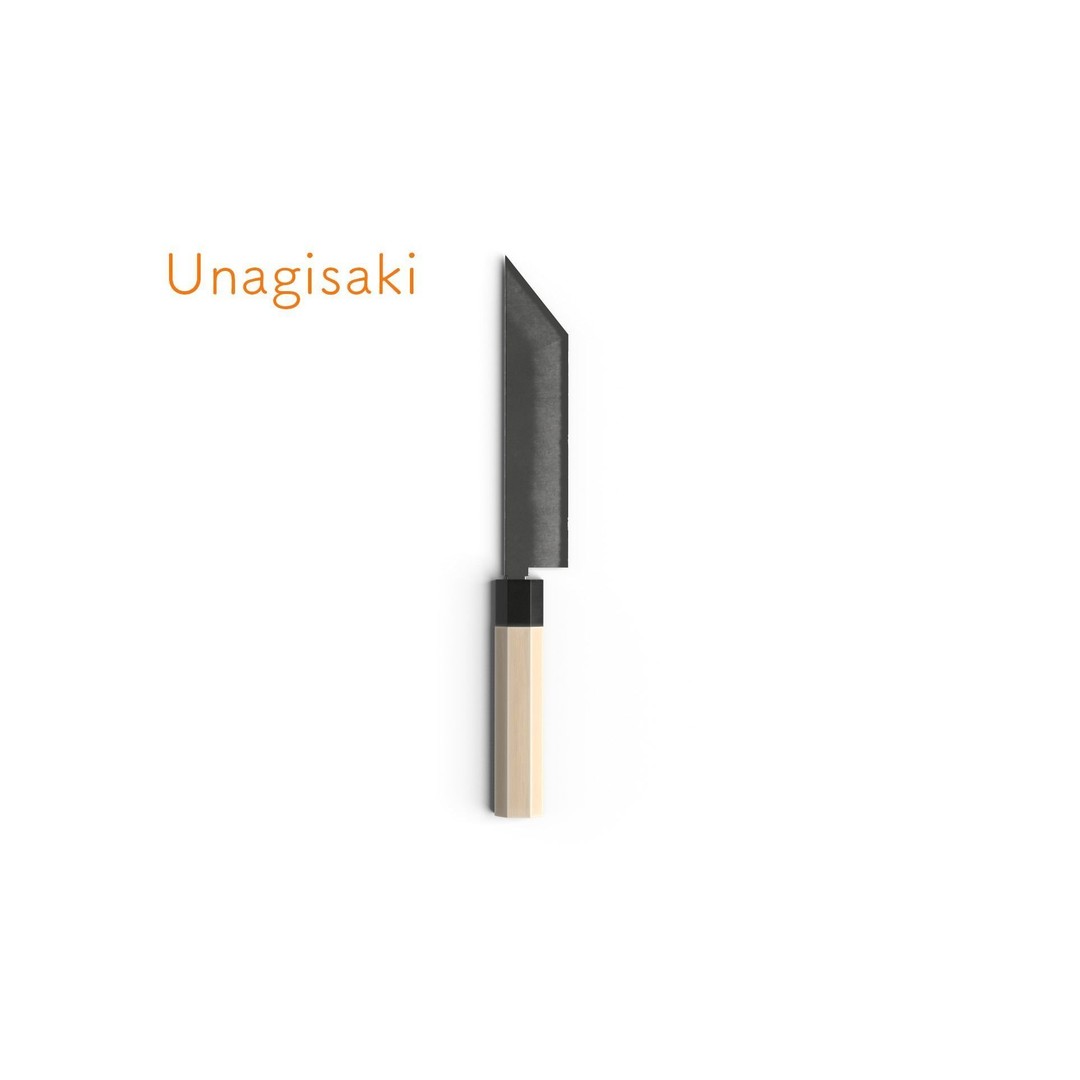Japanese Knives 3D Model – Detailed Kitchenware with PBR Textures - View 13
