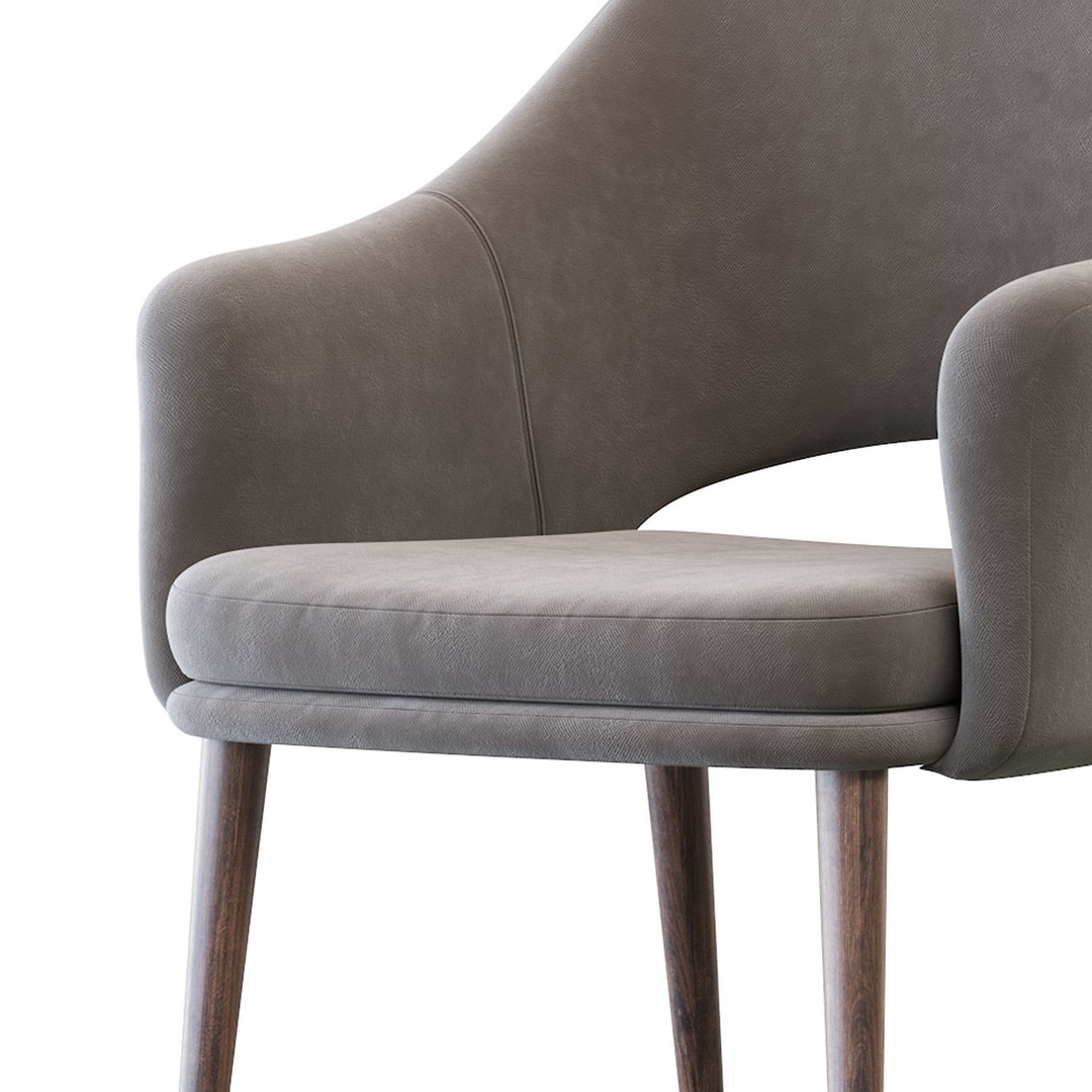 Magrib Chair 3D Model – Contemporary Design, PBR Textures, FBX - View 11