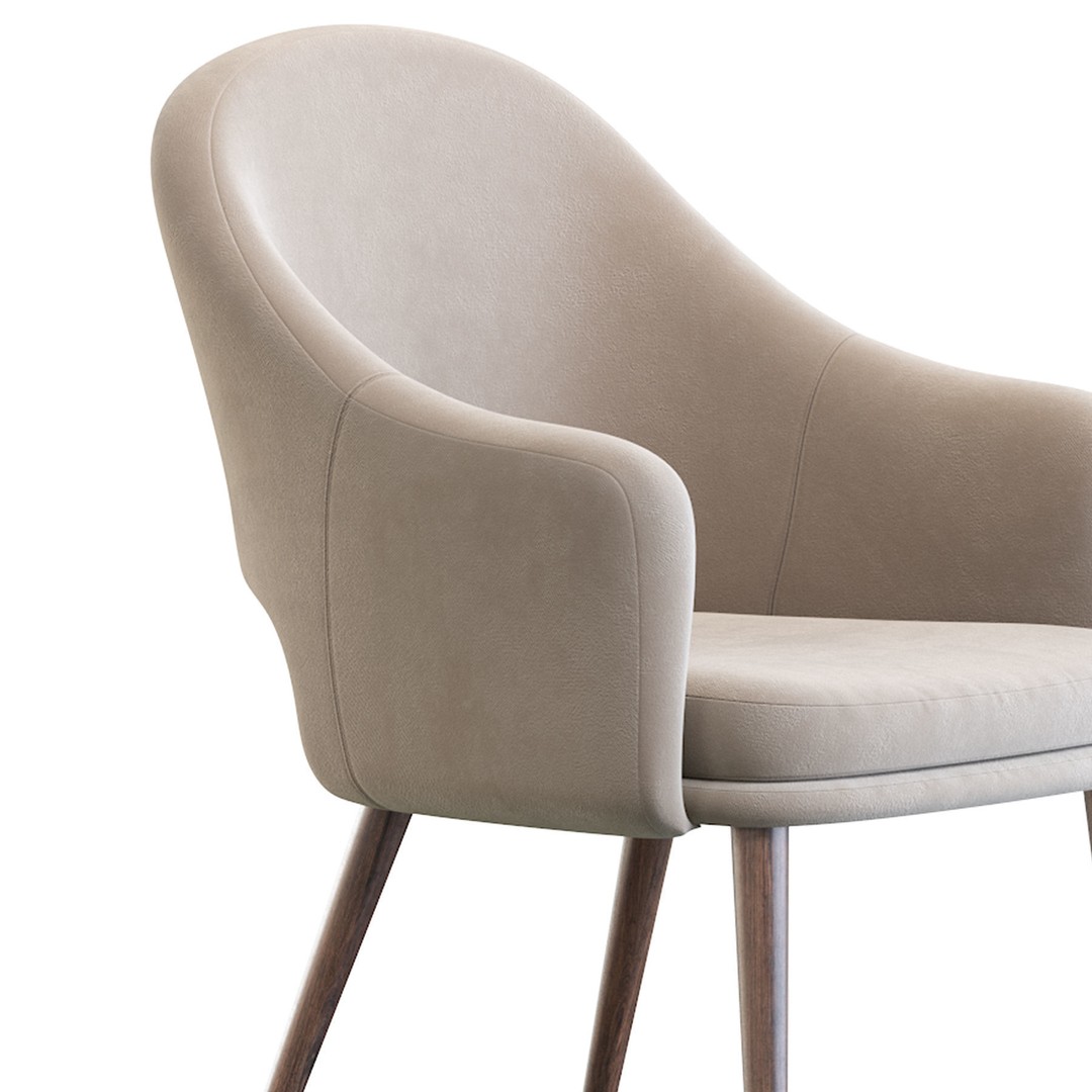 Magrib Chair 3D Model – Contemporary Design, PBR Textures, FBX - View 15
