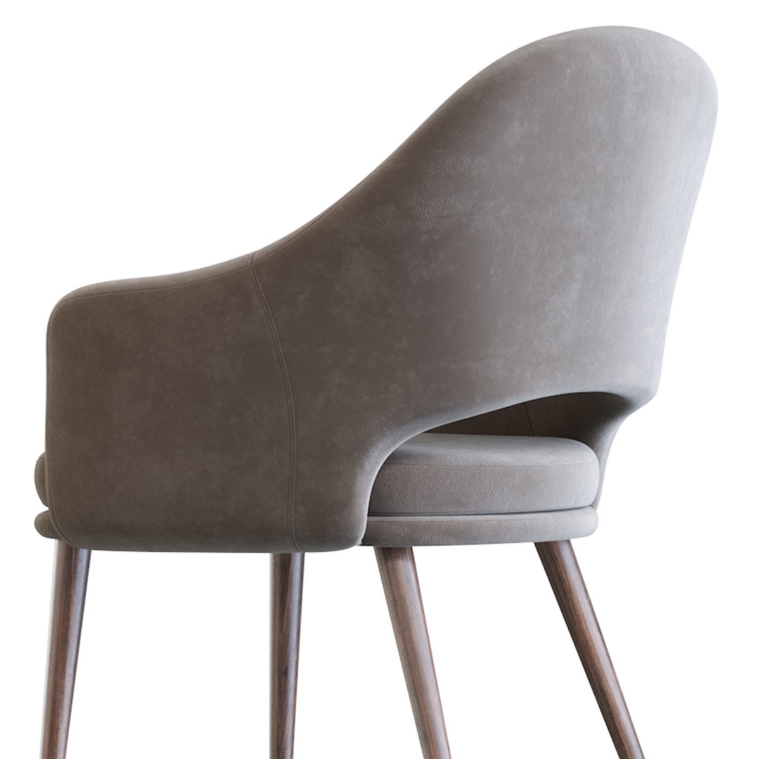 Magrib Chair 3D Model – Contemporary Design, PBR Textures, FBX - View 18
