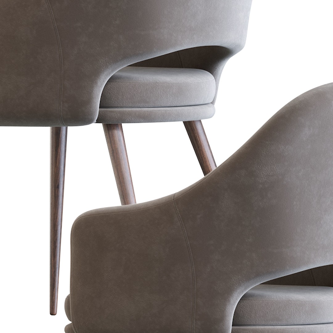 Magrib Chair 3D Model – Contemporary Design, PBR Textures, FBX - View 19