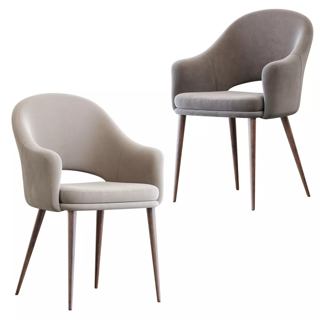 Magrib Chair 3D Model – Contemporary Design, PBR Textures, FBX - View 2
