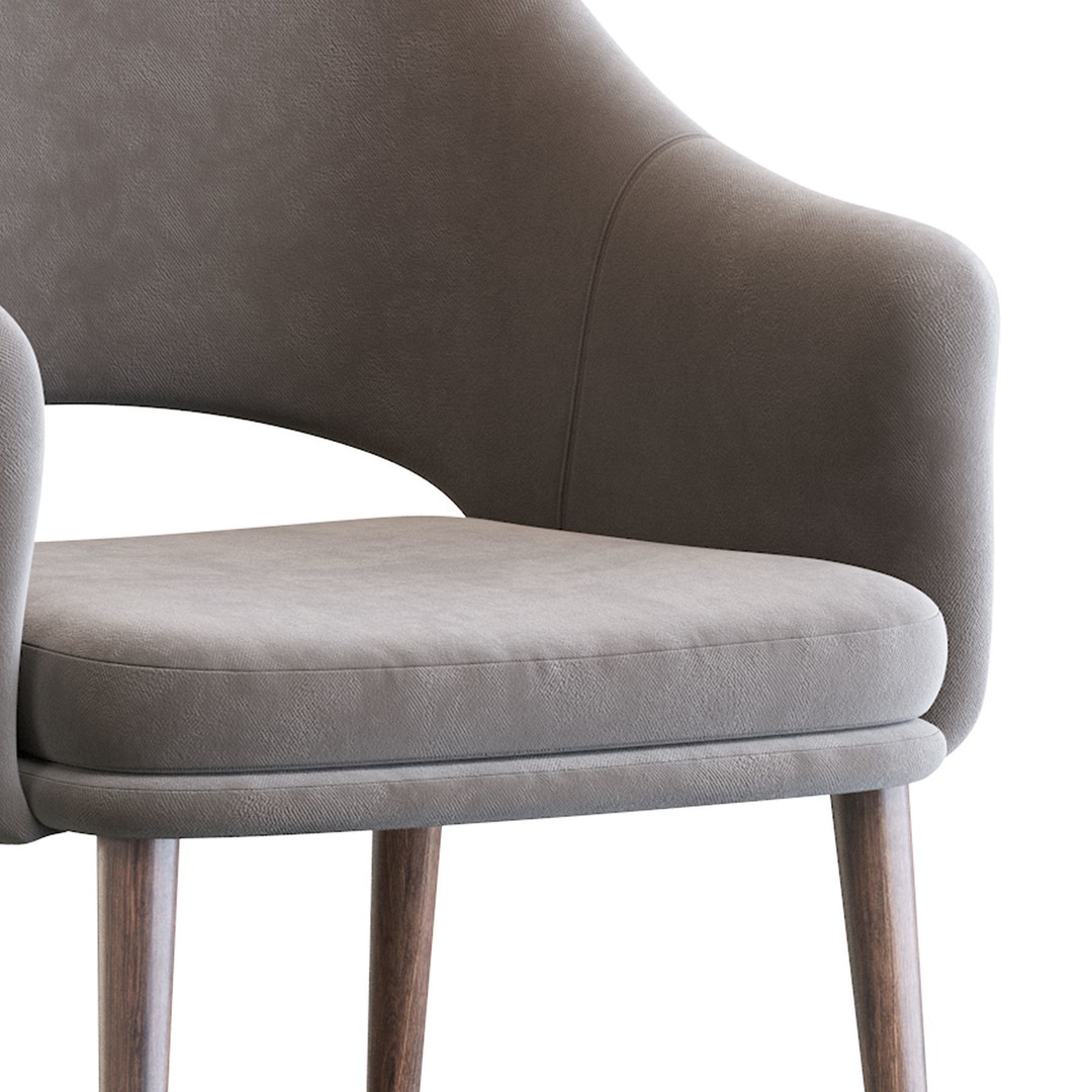 Magrib Chair 3D Model – Contemporary Design, PBR Textures, FBX - View 21