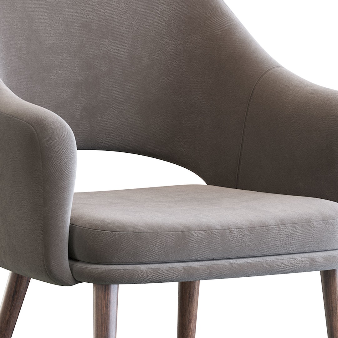 Magrib Chair 3D Model – Contemporary Design, PBR Textures, FBX - View 23