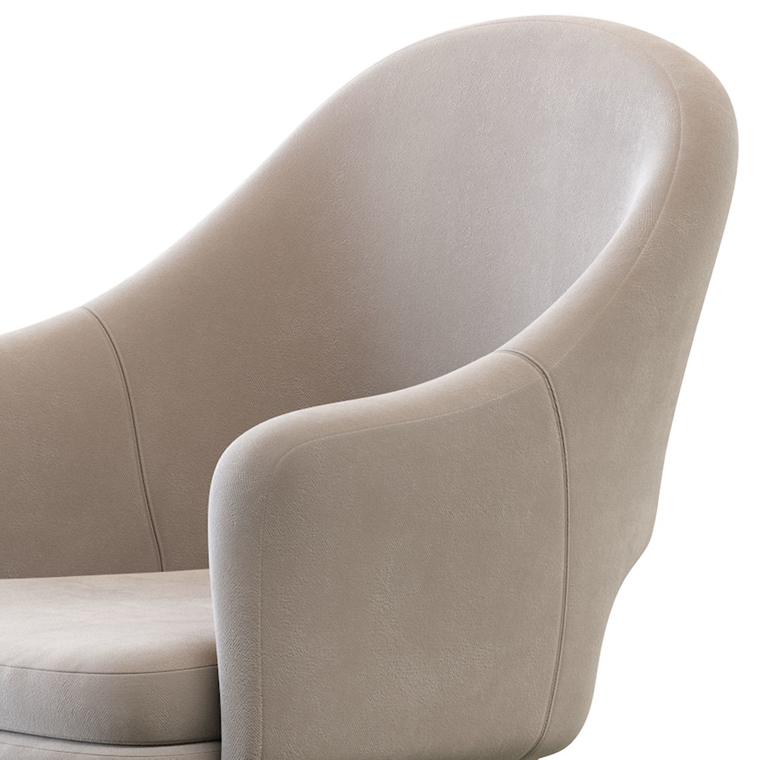Magrib Chair 3D Model – Contemporary Design, PBR Textures, FBX - View 25