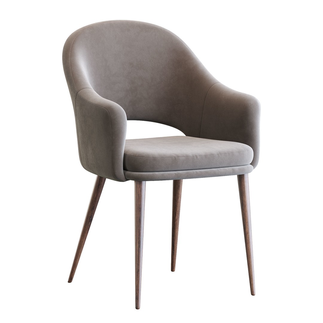 Magrib Chair 3D Model – Contemporary Design, PBR Textures, FBX - View 4