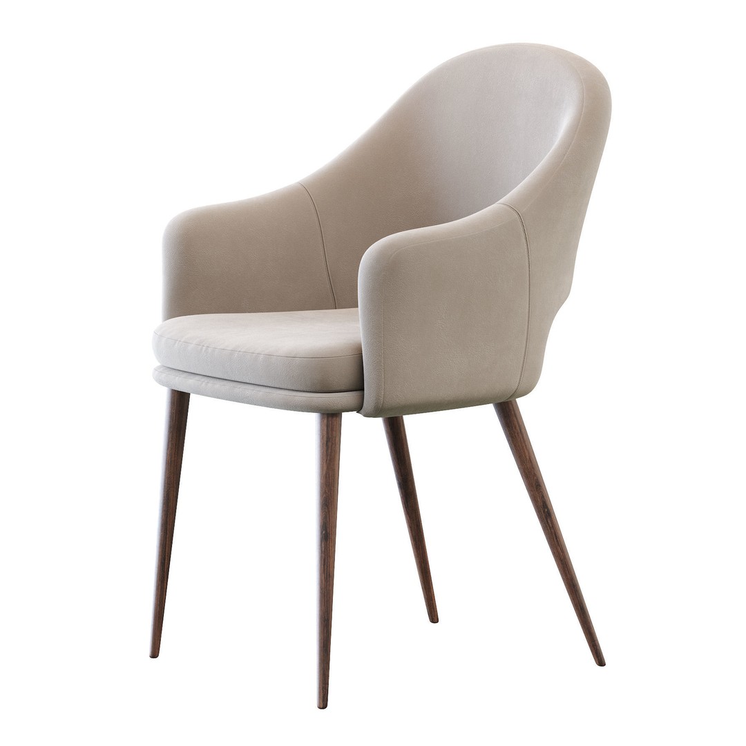 Magrib Chair 3D Model – Contemporary Design, PBR Textures, FBX - View 5