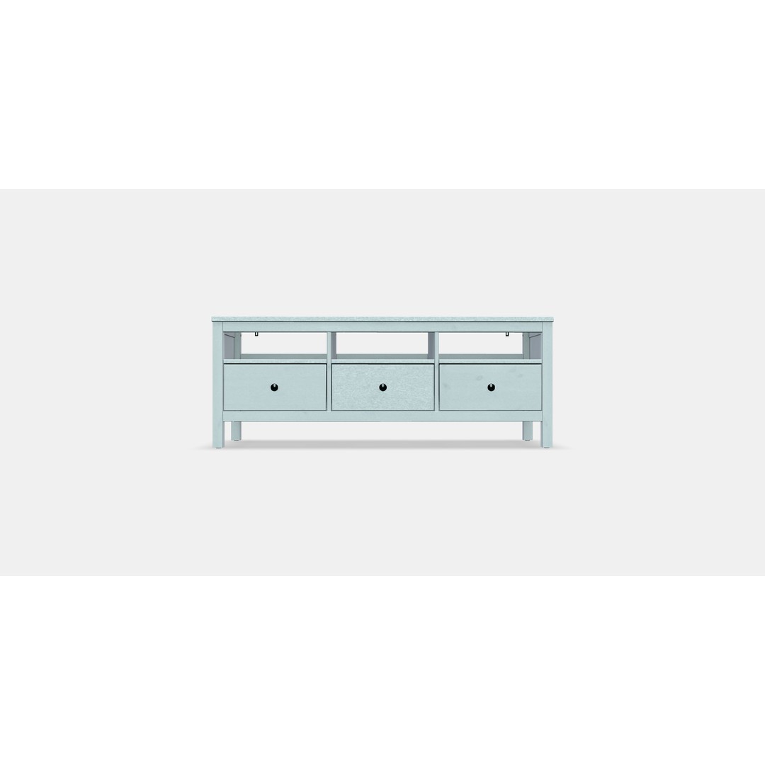 HEMNES TV Cabinet 3D Model – Scandinavian Design, Game-Ready, FBX - View 10