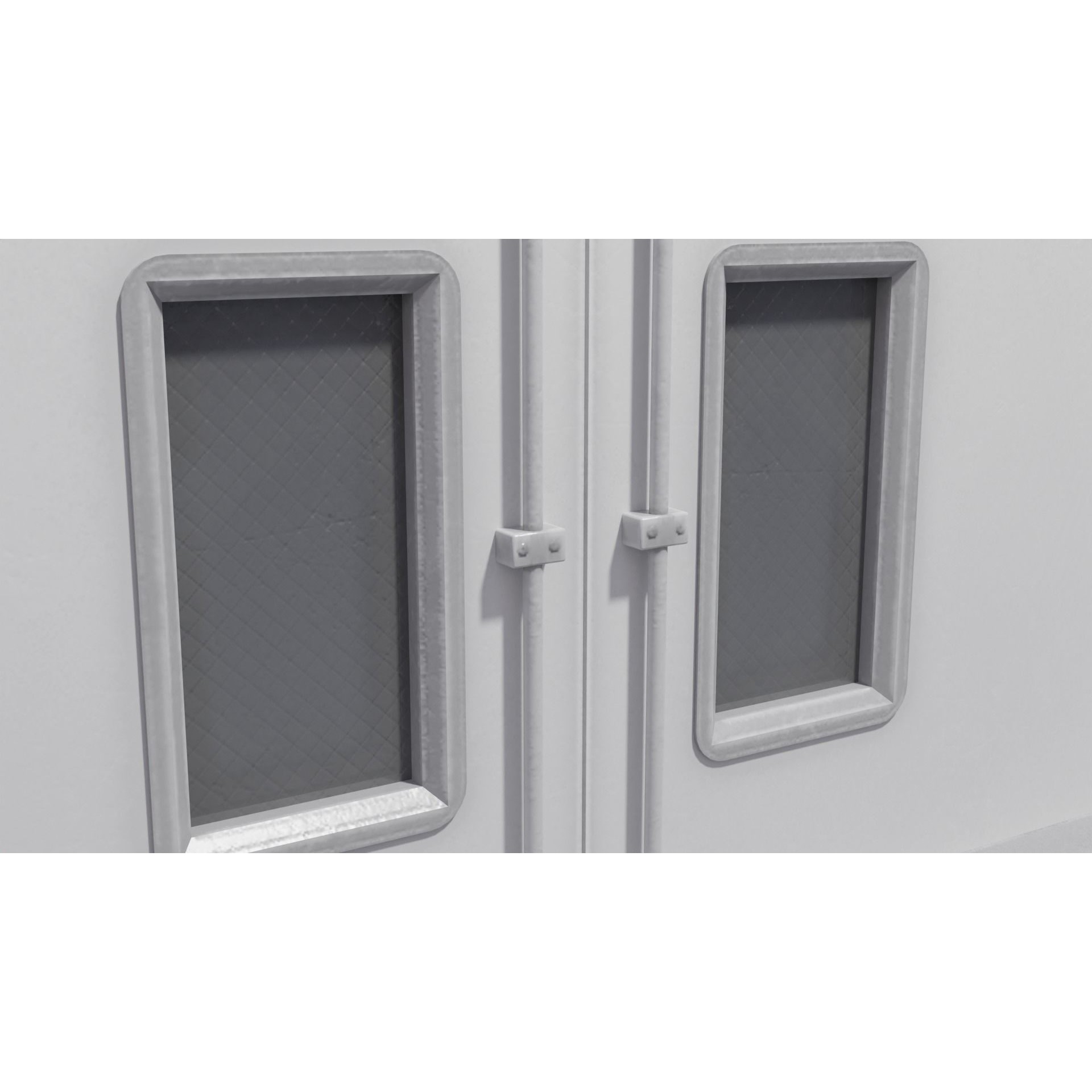 Industrial Doors - Low-Poly Game-Ready 3D Model