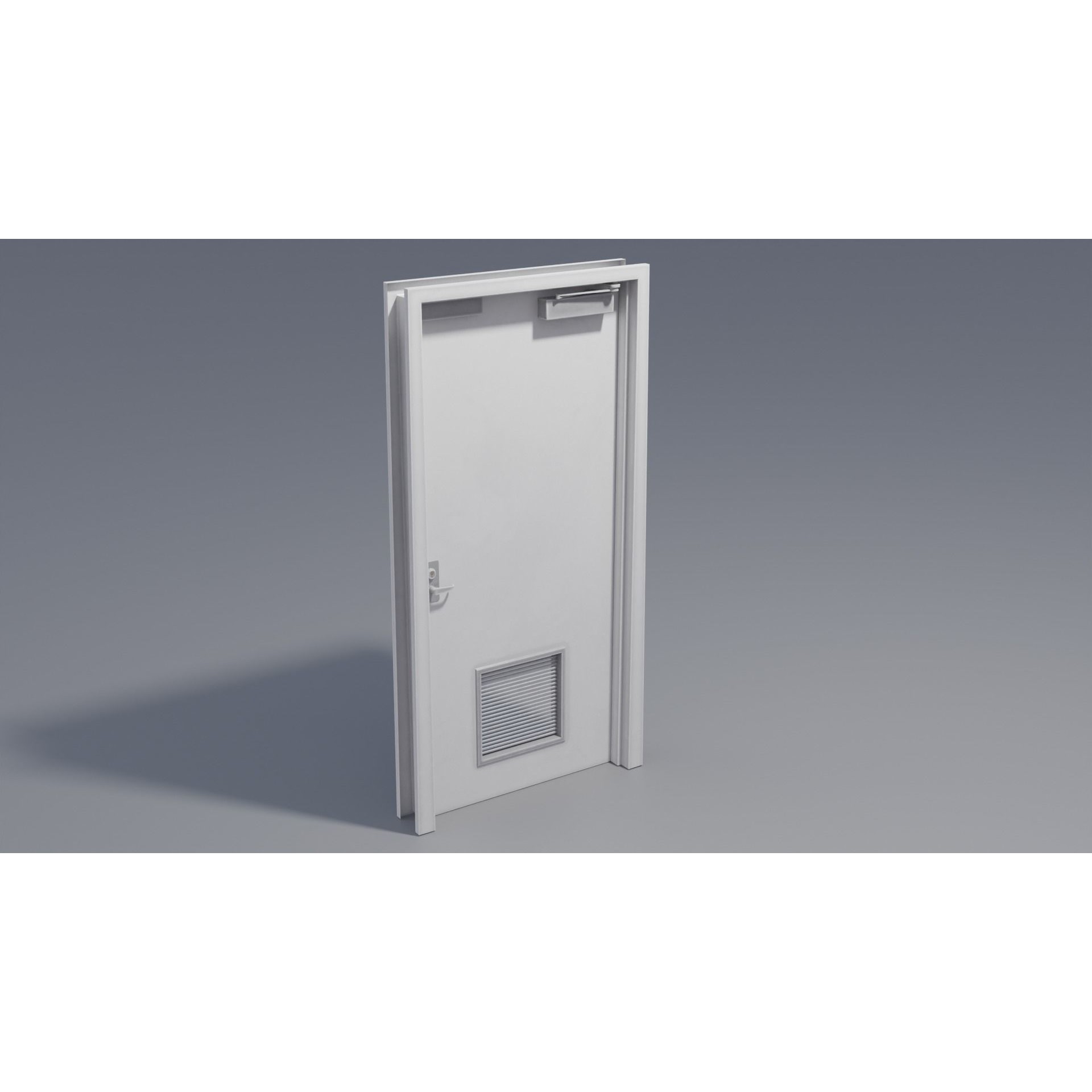Industrial Doors - Low-Poly Game-Ready 3D Model - View 10