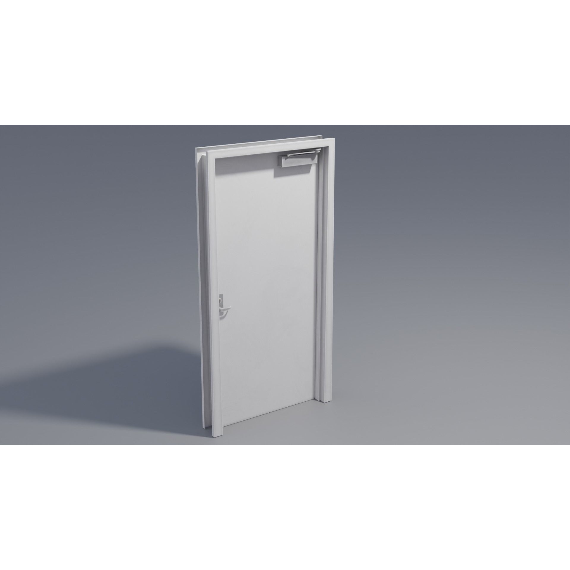 Industrial Doors - Low-Poly Game-Ready 3D Model - View 12