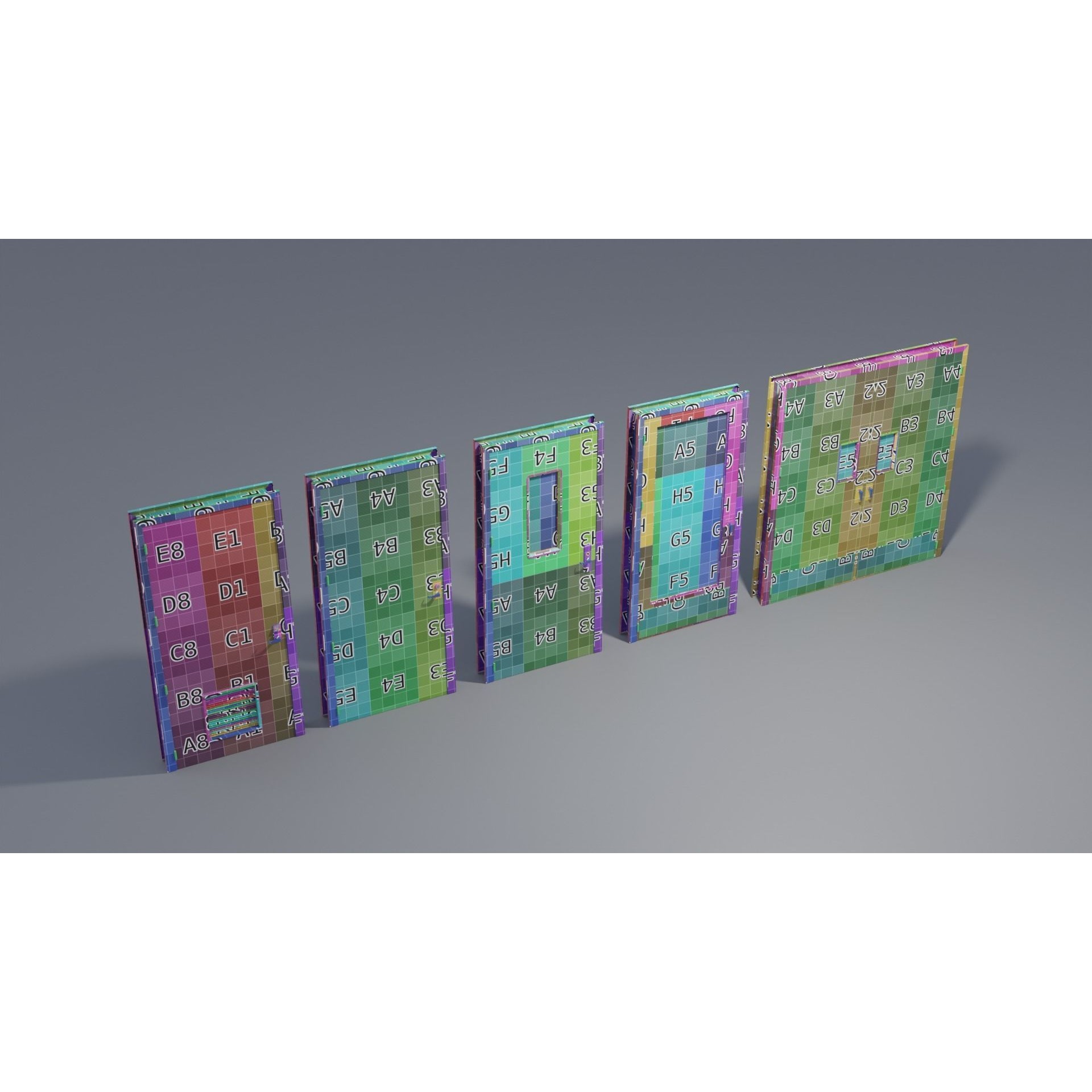 Industrial Doors - Low-Poly Game-Ready 3D Model - View 7