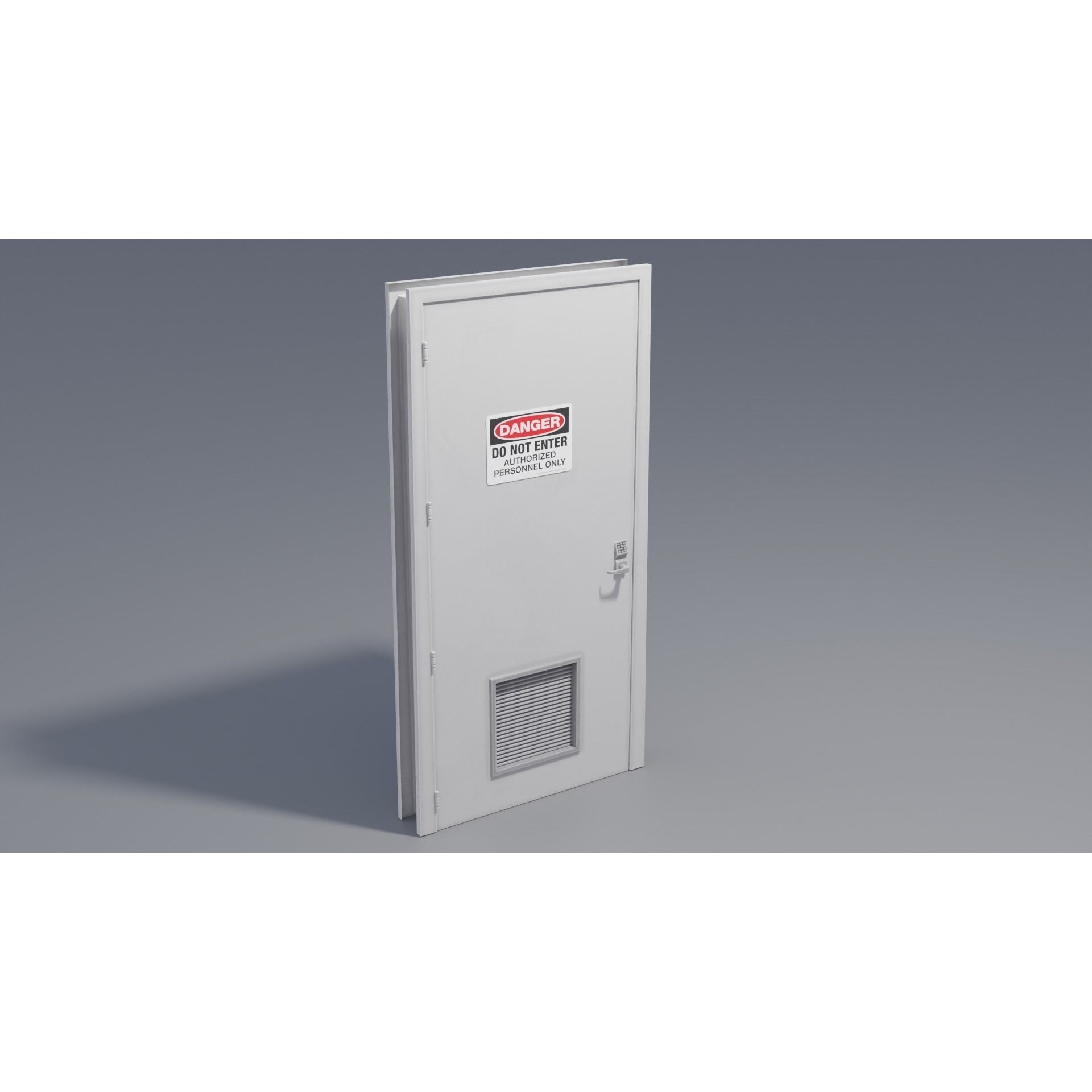 Industrial Doors - Low-Poly Game-Ready 3D Model - View 9