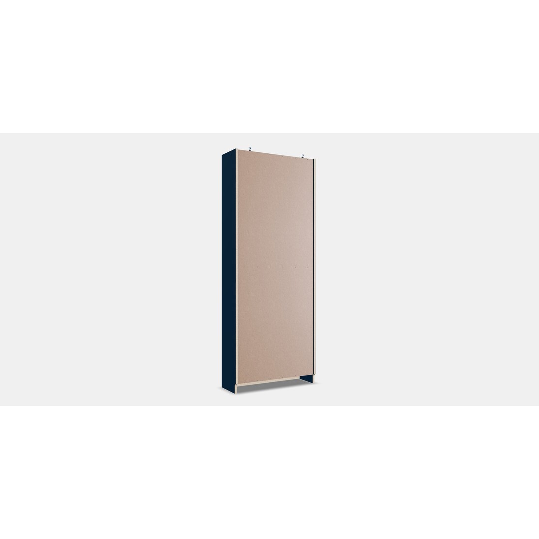 BILLY Bookshelf 3D Model – Modern Wooden Furniture, PBR Textures