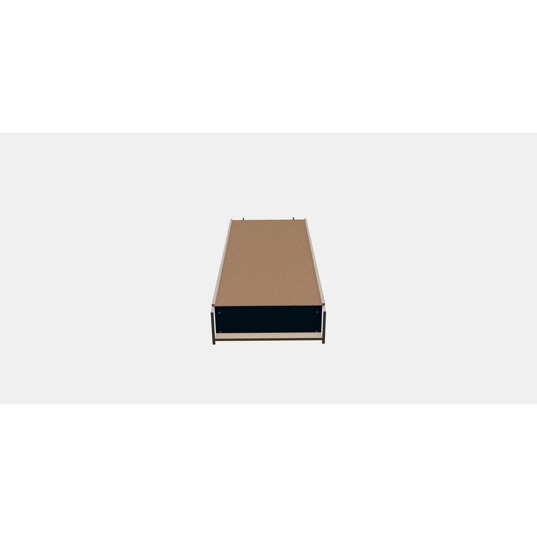 BILLY Bookshelf 3D Model – Modern Wooden Furniture, PBR Textures - View 5