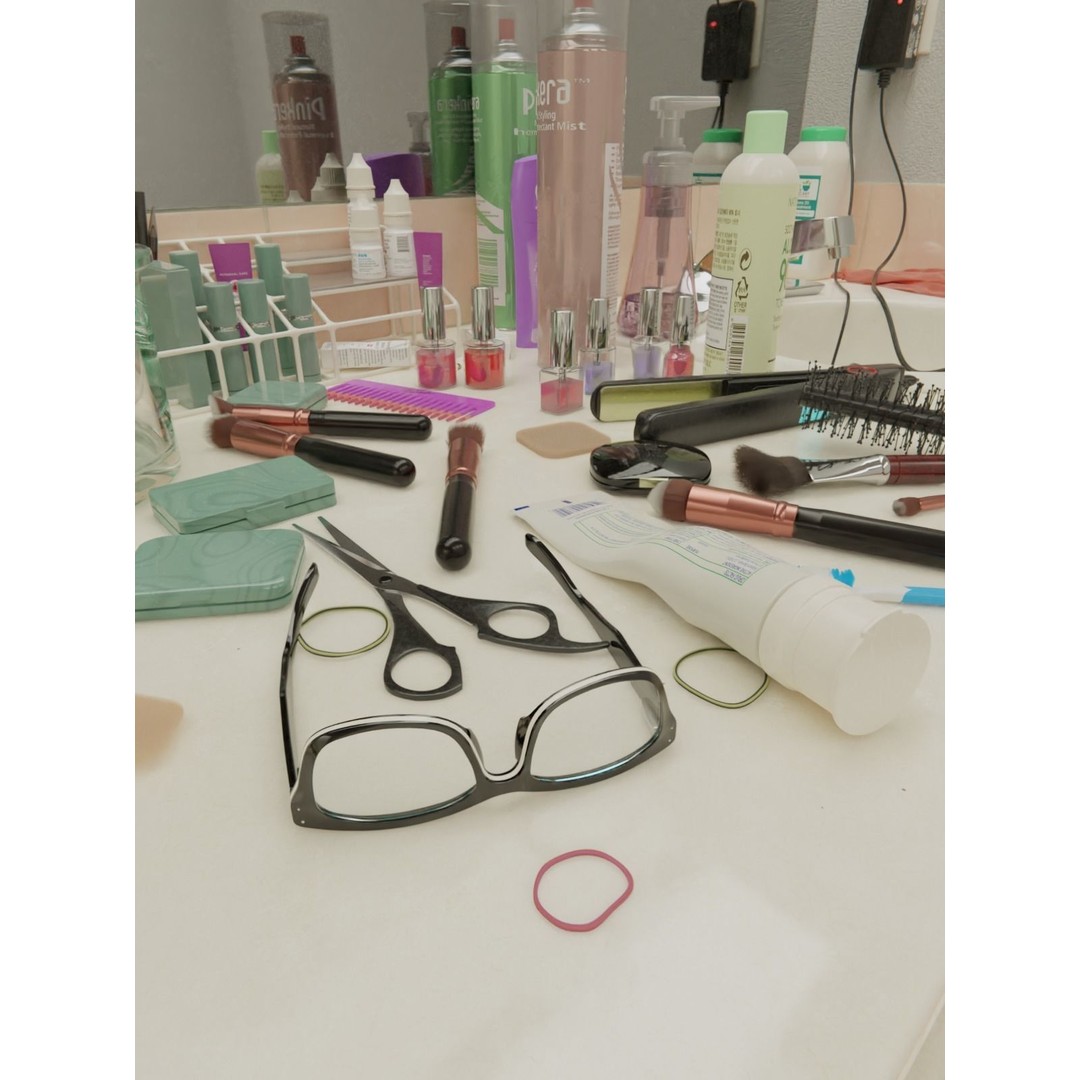 Messy Bathroom 3D Model – Animated PBR Interior Asset, Blender & FBX - View 8
